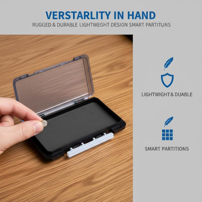 Furniture Hardware Jig - Caja compacta de esponja para guardar