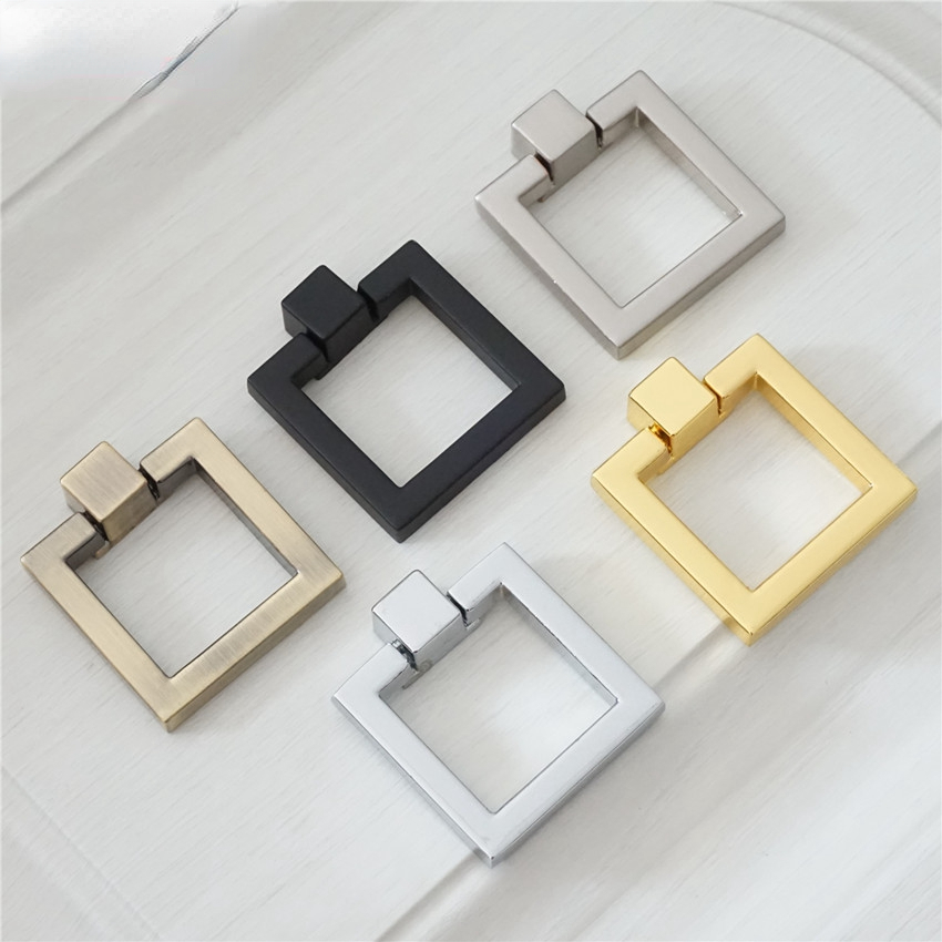 Furniture Hardware Drop Pulls - Tiradores de armario con anillo de