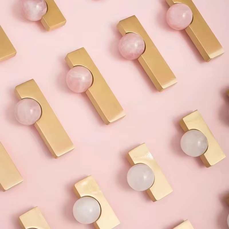 Bola de cristal blanca + tirad - Furniture Hardware Drop Pulls reseña y precio