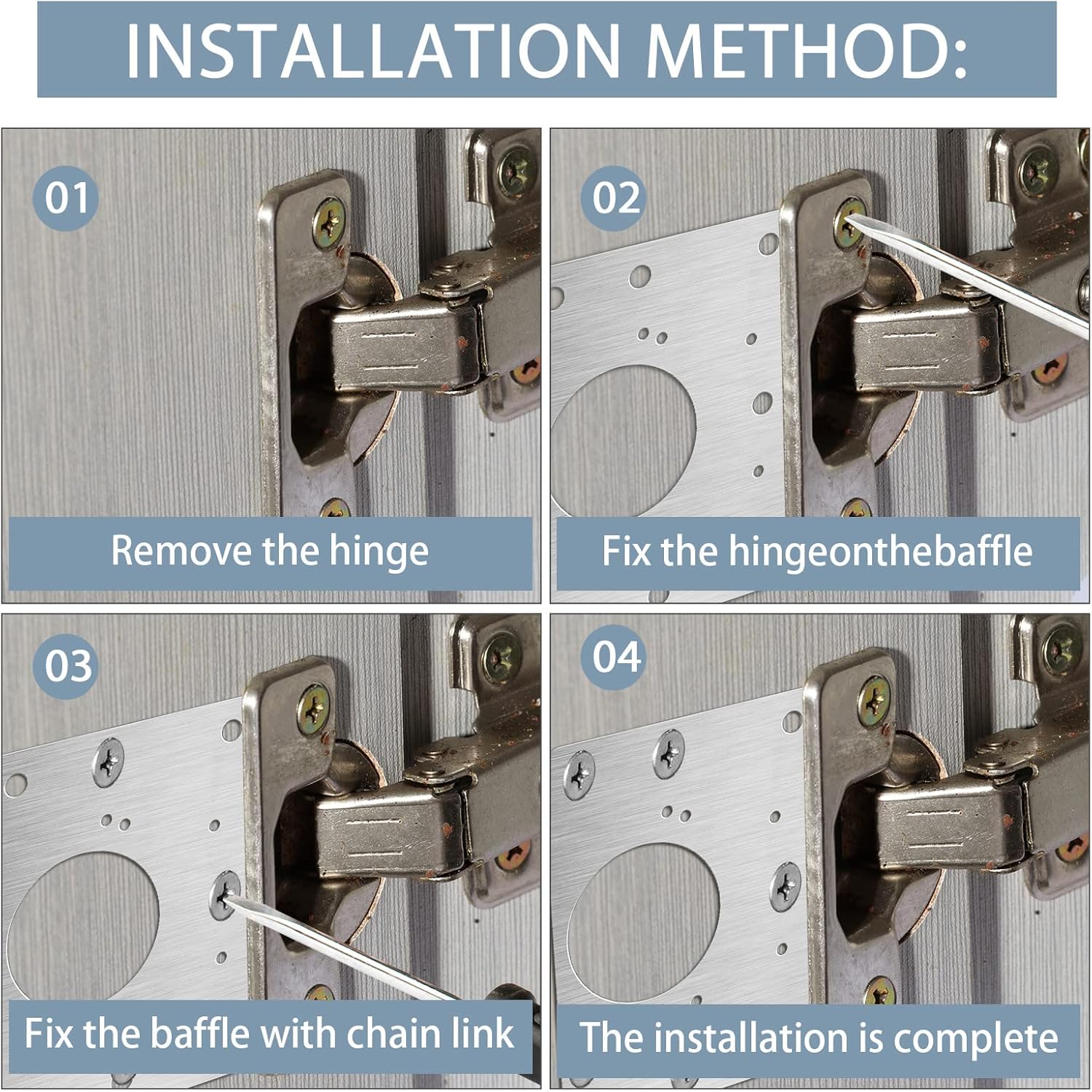 Kit de Placa de Reparación par - Cabinet Hinge Overlay reseña y precio