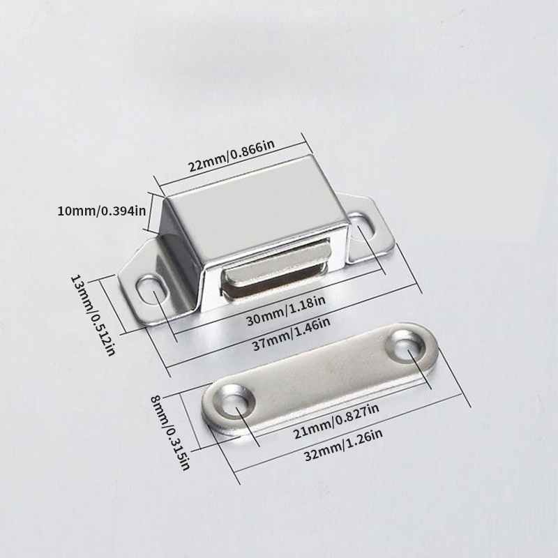 2/8 piezas de cierres magnétic - Furniture Hardware Fitting reseña y precio