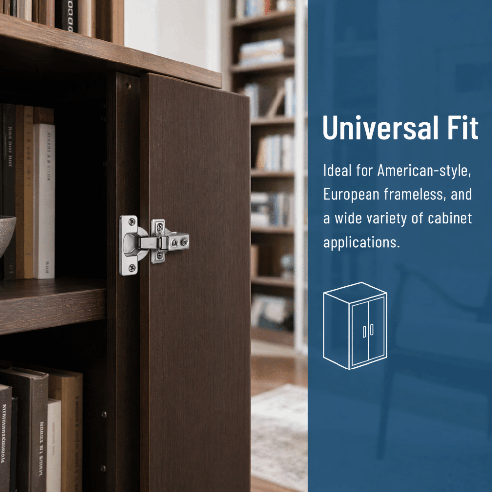 2 unidades de bisagra oculta d - Cabinet Hinge Overlay reseña y precio