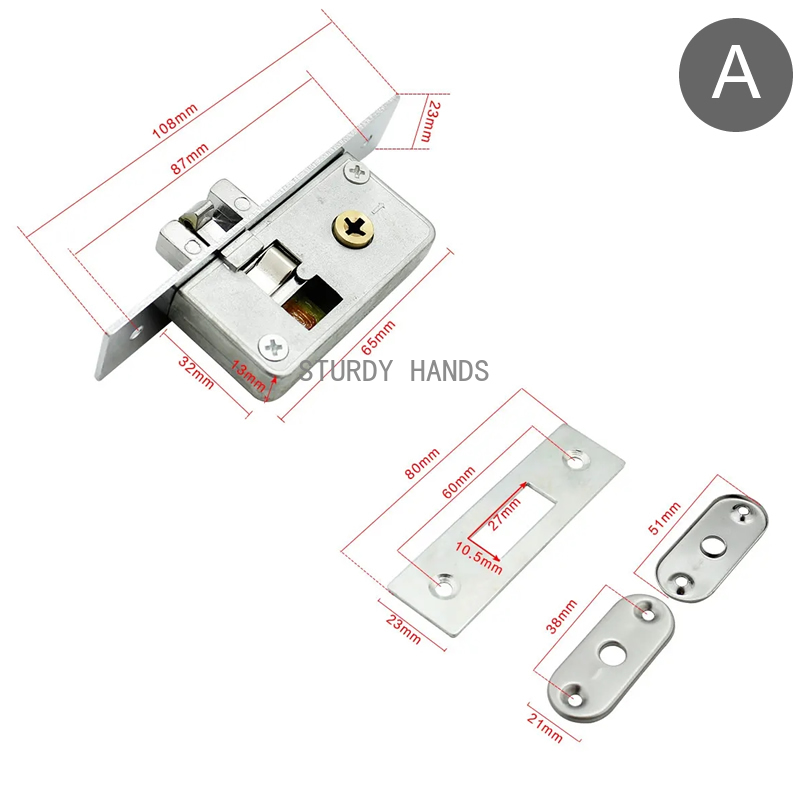 Cerradura de pasador de aleaci - Furniture Hardware Fitting reseña y precio